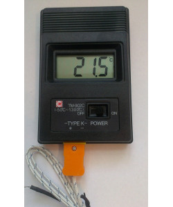 Цифровий термометр TM-902C з термопарою К-типу (від -50°C до +1300°C)