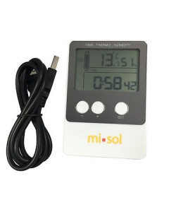 Реєстратор температури і вологості Misol DS102 (T: -40 °C до 60 °C; RH:1% - 99%) Пам'ять: 20736. Калібрується!