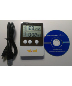 Реєстратор температури і вологості Misol DS102 (T: -40 °C до 60 °C; RH:1% - 99%) Пам'ять: 20736. Калібрується!