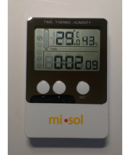 Реєстратор температури і вологості Misol DS102 (T: -40 °C до 60 °C; RH:1% - 99%) Пам'ять: 20736. Калібрується!