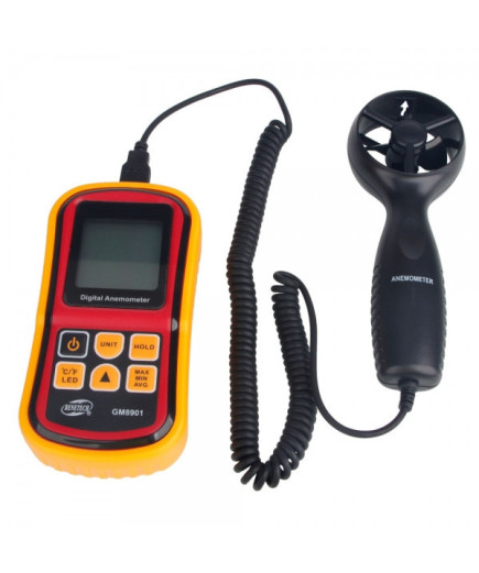 Анемометр Benetech GM8901с виносної крильчаткою