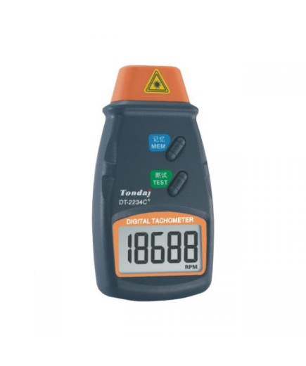 Лазерний безконтактний тахометр Walcom DT-2234C+ (від 2,5 до 99999 об/хв)