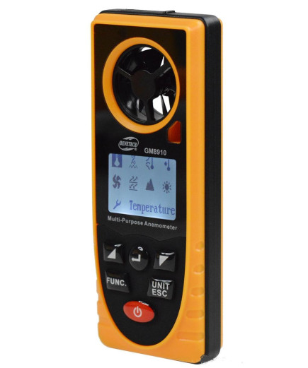 Багатофункціональний анемометр Benetech GM8910 (6 до 1)