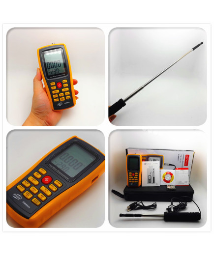 Термоанемометр Benetech GM8903, USB, Пам'ять 350