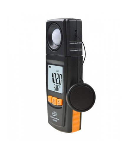 Люксметр Benetech GM1020 (0-200 000 Lx) з USB-інтерфейсом і повертається фотодатчиком. У Кейсі.