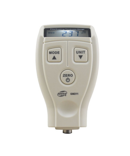 Товщиномір лакофарбових покриттів Benetech GM211 (від 0 мкм до 1800 мкм) Fe/NFe