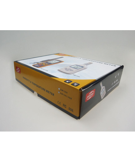 Термо-гігрометр Benetech GM1361 (0-100%; -10℃ - 50℃; Термопара До-типу: -30℃ - 1000℃) DW, Wet
