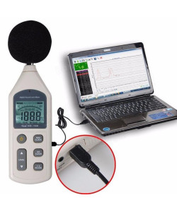 Професійний цифровий шумомір Benetech GM1356 (SR5834 ) (30 - 130dB) з USB-інтерфейсом