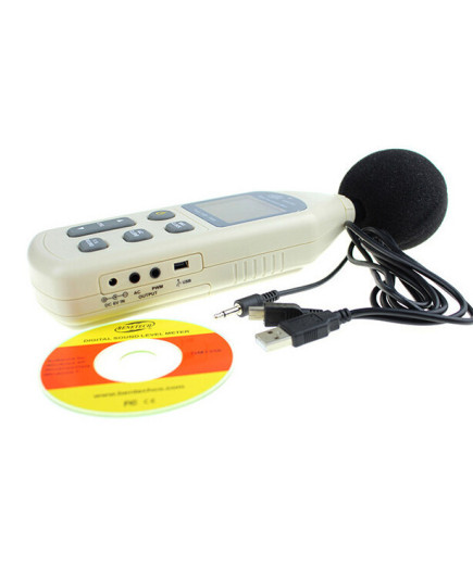 Професійний цифровий шумомір Benetech GM1356 (SR5834 ) (30 - 130dB) з USB-інтерфейсом