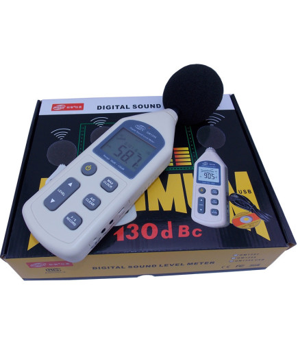 Професійний цифровий шумомір Benetech GM1356 (SR5834 ) (30 - 130dB) з USB-інтерфейсом