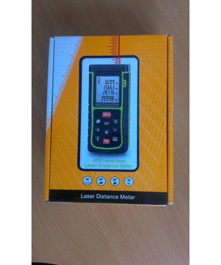 Професійний Лазерний Далекомір HAMMER DSL 40 (SR40WE) (0.02 м до 40.0 м)
