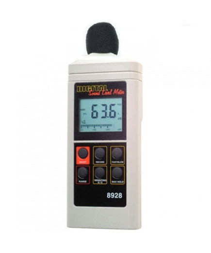Цифровий шумомір AZ 8928 (40 - 130dB) з калібруванням діапазону вимірювань