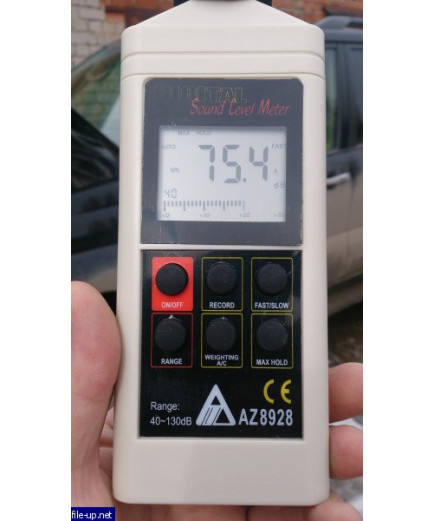 Цифровий шумомір AZ 8928 (40 - 130dB) з калібруванням діапазону вимірювань