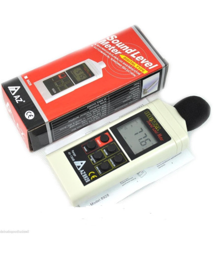 Цифровий шумомір AZ 8928 (40 - 130dB) з калібруванням діапазону вимірювань