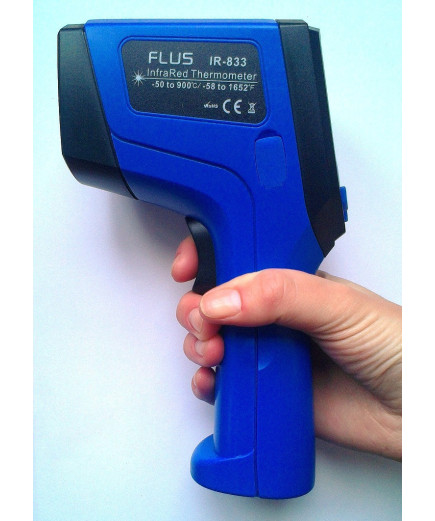 Пірометр FLUS IR-833 з термопарою К-типу (-50 ° с до +1370℃)