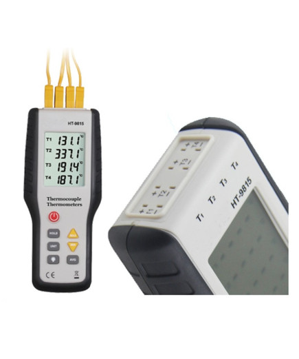 Канальний термометр Xintest HT-9815 (від -200 до +1372 °C) з термопарою К-типу