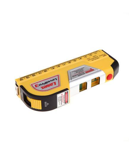 Лазерний рівень EASY FIX Laser Level Pro PR0 3 з вбудованою рулеткою