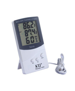Термо-гігрометр Thermo TA318 ( 0°C... +50°C; 20%...99%) з термопарою 2 м (-50...+70°C)
