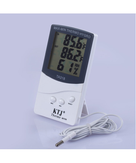 Термо-гігрометр Thermo TA318 ( 0°C... +50°C; 20%...99%) з термопарою 2 м (-50...+70°C)