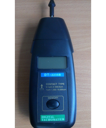 Тахометр контактний Walcom DT-2235B (від 5 до 19 999 об/хв)
