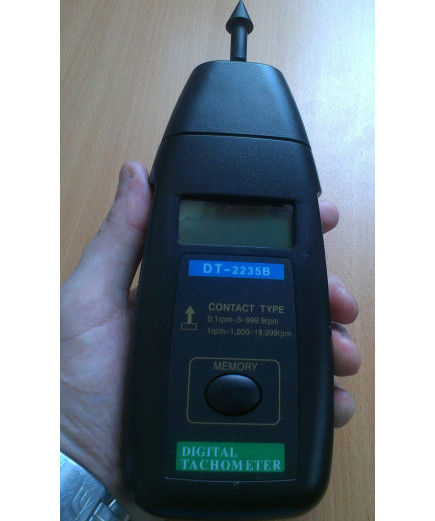Тахометр контактний Walcom DT-2235B (від 5 до 19 999 об/хв)