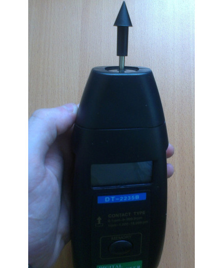 Тахометр контактний Walcom DT-2235B (від 5 до 19 999 об/хв)