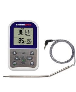 Термометр для м'яса ThermoPro TP-10 з виносним датчиком і таймером