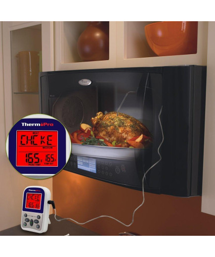 Термометр для м'яса ThermoPro TP-10 з виносним датчиком і таймером