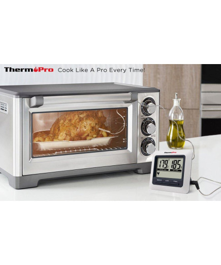 Термометр для м'яса Thermopro TP-04 (0C до +250C) з магнітом і таймером