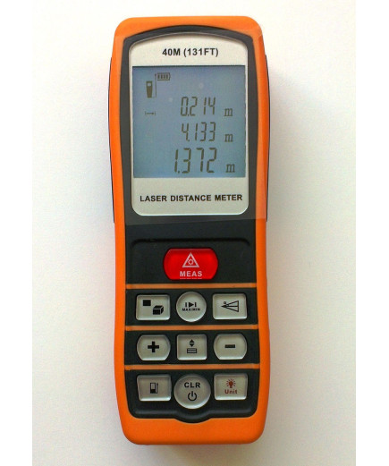 Далекомір лазерний (лазерна рулетка) JT-40D (0.2 - 40м) IP54