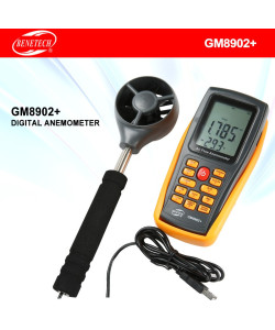Анемометр Benetech GM8902+ з телескопічною ручкою