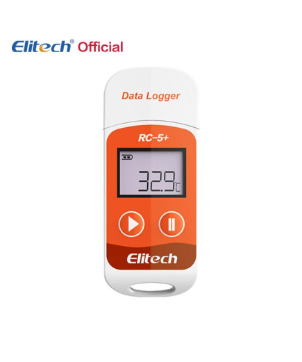 Реєстратор температури Elitech RC-5+ (Великобританія) (-30 ° C - + 70 ° C) Пам'ять 32000. PDF (ПЗ не потрібно)