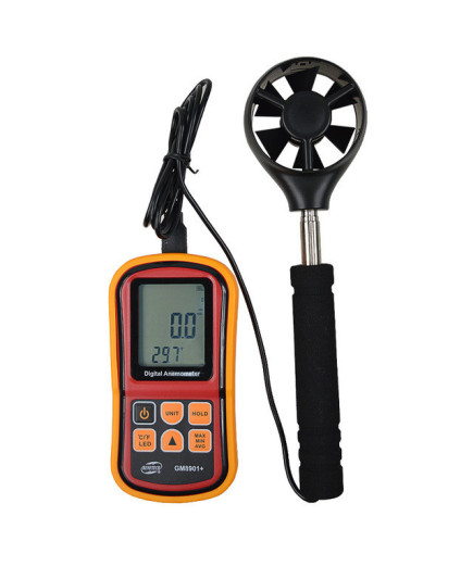 Анемометр Benetech GM8901+ (0.3-45m/s; 0-45ºC) з телескопічною ручкою