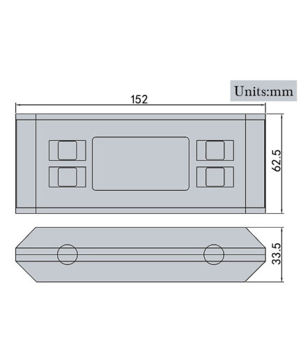 Цифровий кутомір Shahe 5340-90DB (4*90)