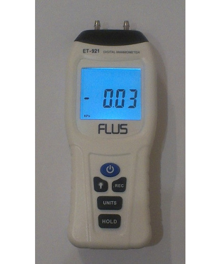 Цифровий диференціальний манометр FLUS ET-921 (0.01/±34.47 кПа)