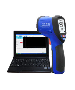 Пірометр FLUS IR-862U (-50...+1350 ºC; EMS 0,1-1,0) ПО, Кейс (50:1)