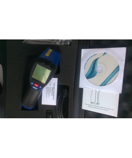Пірометр FLUS IR-862U (-50...+1350 ºC; EMS 0,1-1,0) ПО, Кейс (50:1)