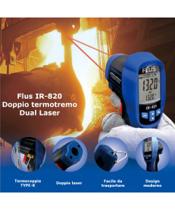 Пірометр FLUS IR-820 (-30...+500 С) з термопарою К-типу