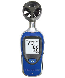 Цифровий анемометр Flus ET-905C (від 0,2 до 30 м/с) з вимірюванням температури повітря