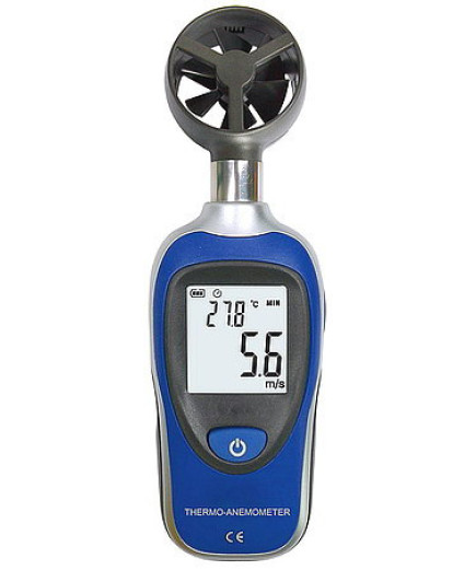 Цифровий анемометр Flus ET-905C (від 0,2 до 30 м/с) з вимірюванням температури повітря