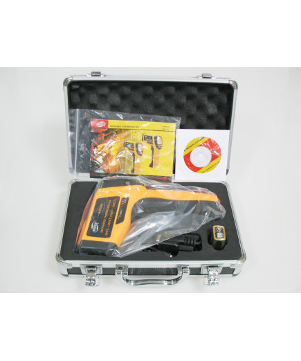 Пірометр Benetech GM2200 (від 200 до 2200 ℃; EMS 0,1-1,0), ПО, Кейс