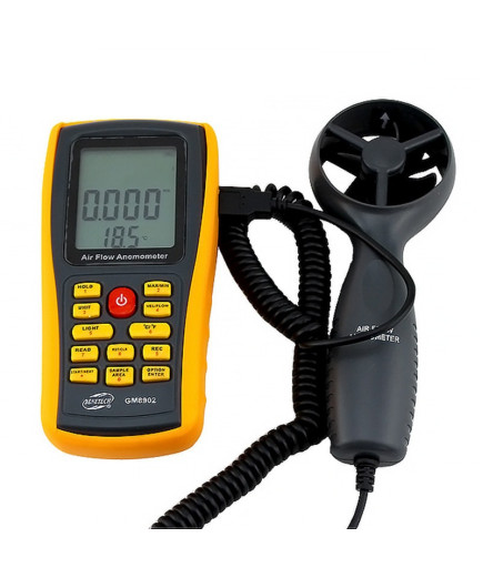 Анемометр Benetech GM8902, USB, Пам'ять