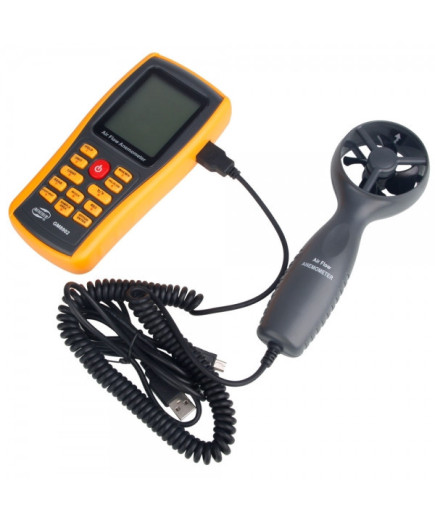 Анемометр Benetech GM8902, USB, Пам'ять