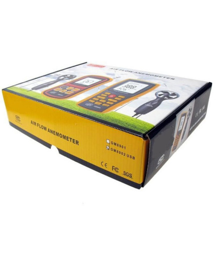 Анемометр Benetech GM8902, USB, Пам'ять