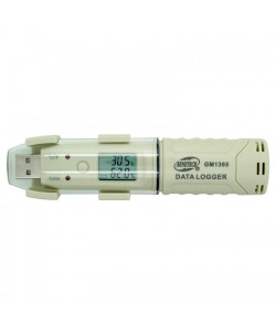Реєстратор температури і вологості Benetech GM1365 (T-30-80 °С; RH: 0-100%) Пам'ять 32256. IP67. Точка роси