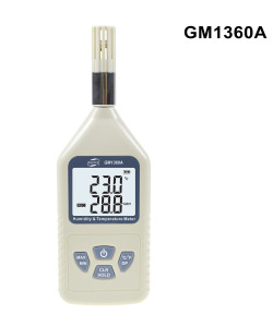Термогігрометр Benetech GM1360A (Т: від -30 °С до 80 °С: RH:від 0 % до 100 %), USB-інтерфейс, точка роси