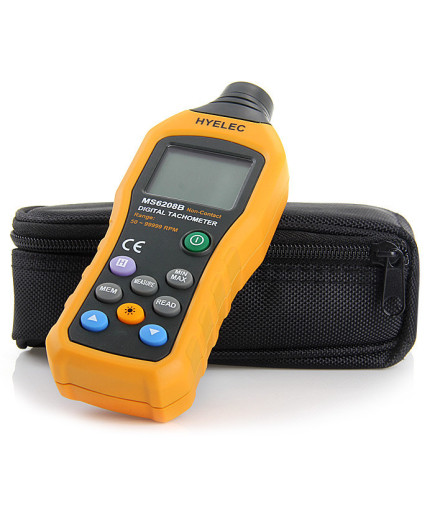 Безконтактний фото-тахометр HYELEC MS6208B (50 - 250 мм)