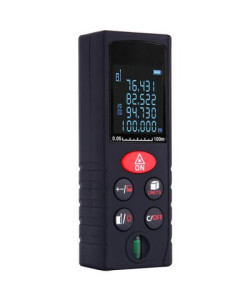 Лазерний далекомір ( лазерна рулетка ) KXL-D100 (0,05-100 м) V куба, S прямокутника, довжина, гіпотенуза