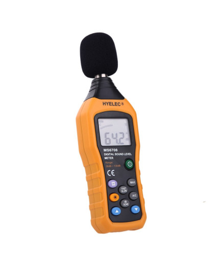 Шумомір Hyelec MS6708 (MT-4618) ( 30-130 dB± 1.5 dB з захистом від вологи й пилу