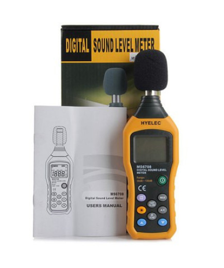 Шумомір Hyelec MS6708 (MT-4618) ( 30-130 dB± 1.5 dB з захистом від вологи й пилу
